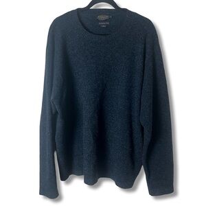 Pendleton - Men’s Washable Shetland Wool Crewneck Sweater Navy Blue - Sz. XL